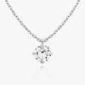 1.0 CT Round Solitaire  Lab Grown Diamond Necklace