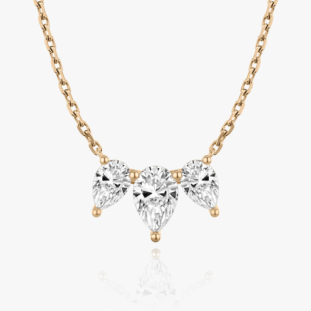2.0 TC Pear  Lab Grown Diamond Necklace