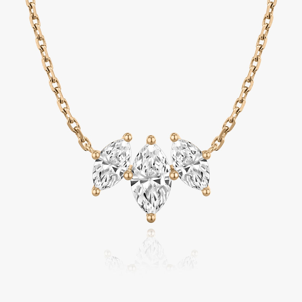 2.0 TC Marquise Lab Grown Diamond Necklace