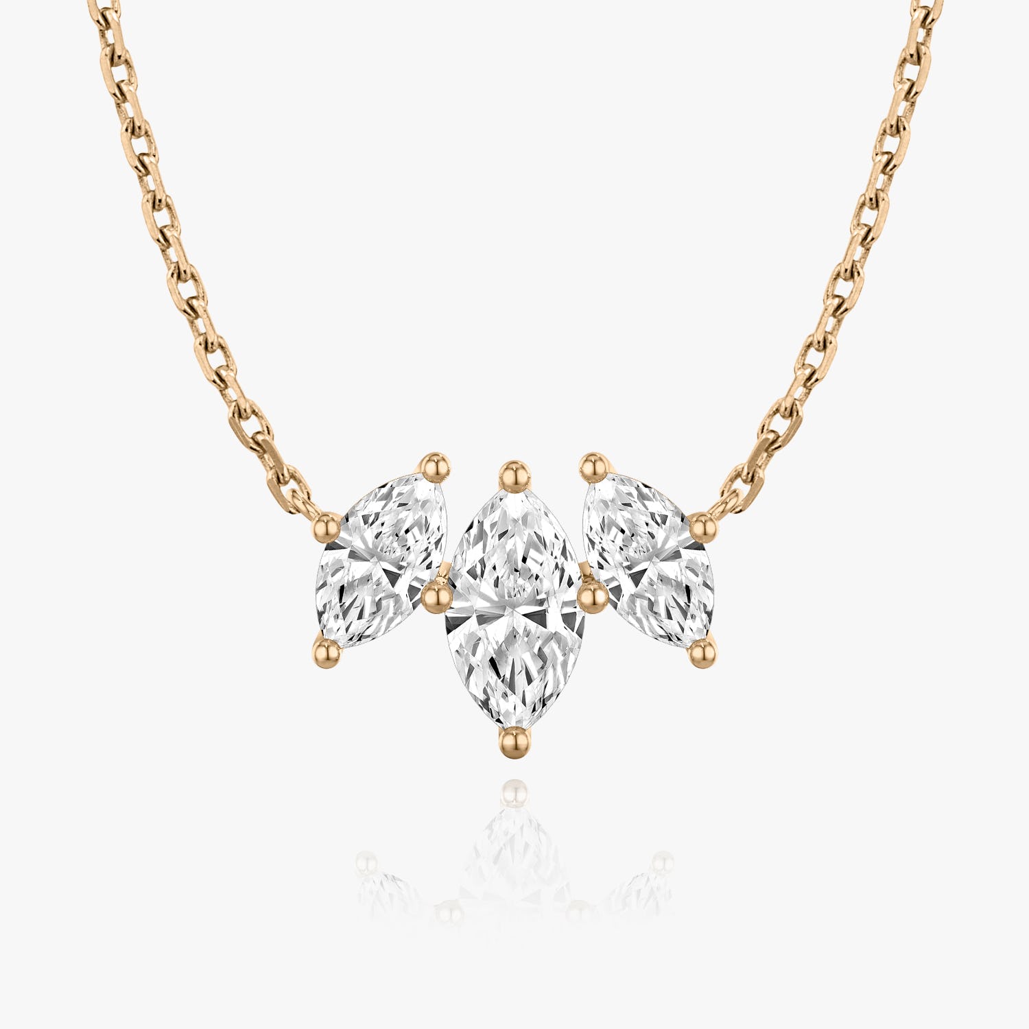 2.0 TC Marquise Lab Grown Diamond Necklace