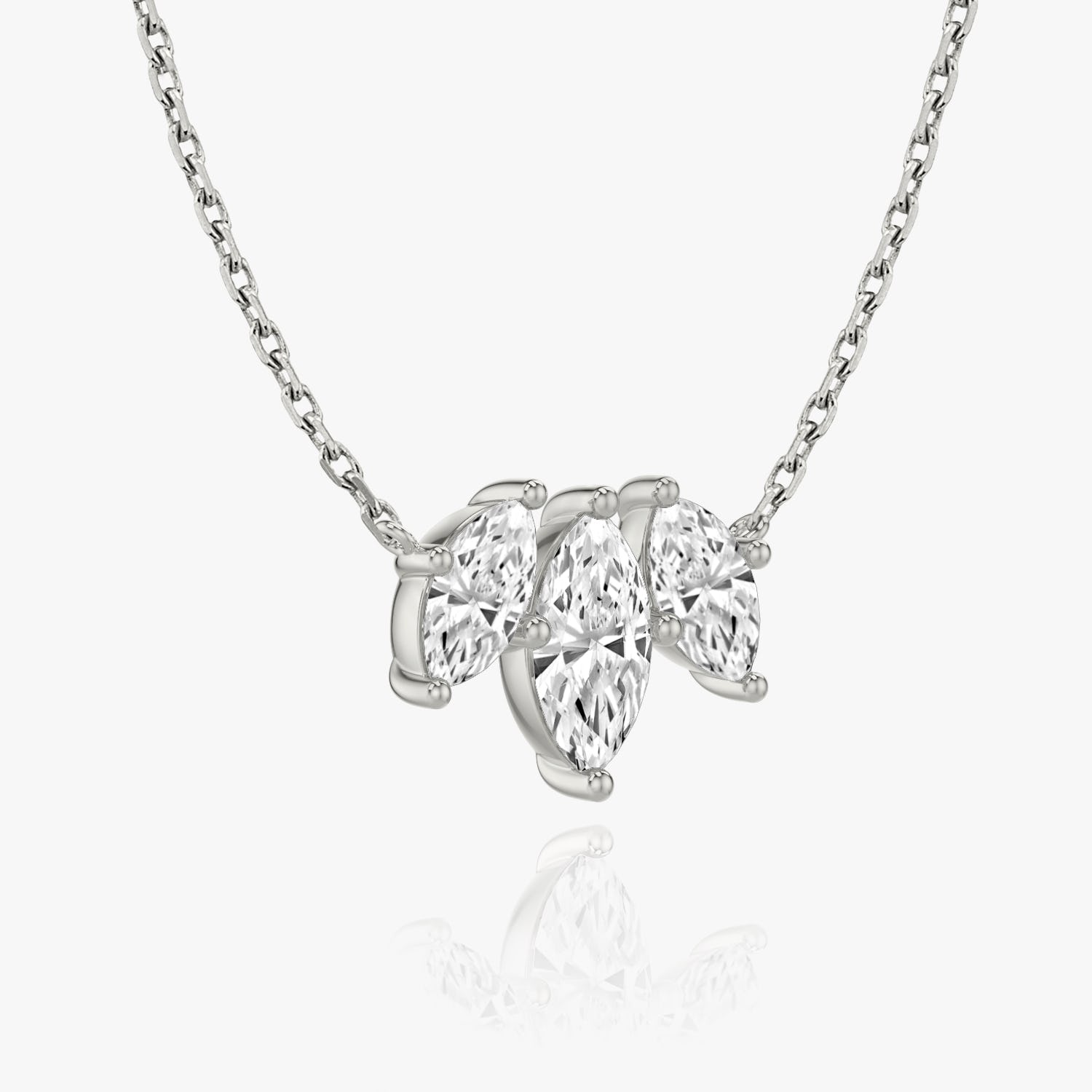 2.0 TC Marquise Lab Grown Diamond Necklace