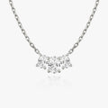 1.0 TCW Oval  Lab Grown Diamond Necklace