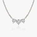 1.0 TCW Round  Lab Grown Diamond Necklace