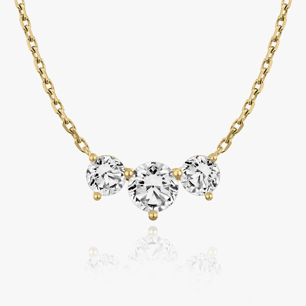 2.0 TC Round  Lab Grown Diamond Necklace