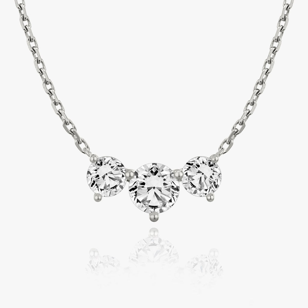 2.0 TC Round  Lab Grown Diamond Necklace