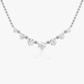 0.25 CT Round  Lab Grown Diamond Necklace
