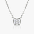 0.10 TCW Round  Lab Grown Diamond Necklace