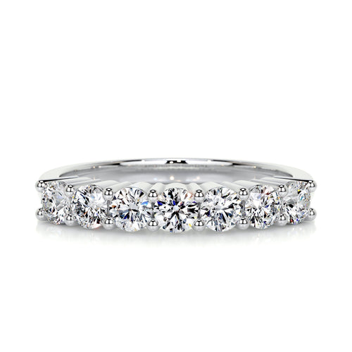 0.75 CT Round 7 Stones Lab Grown Diamond Wedding Band