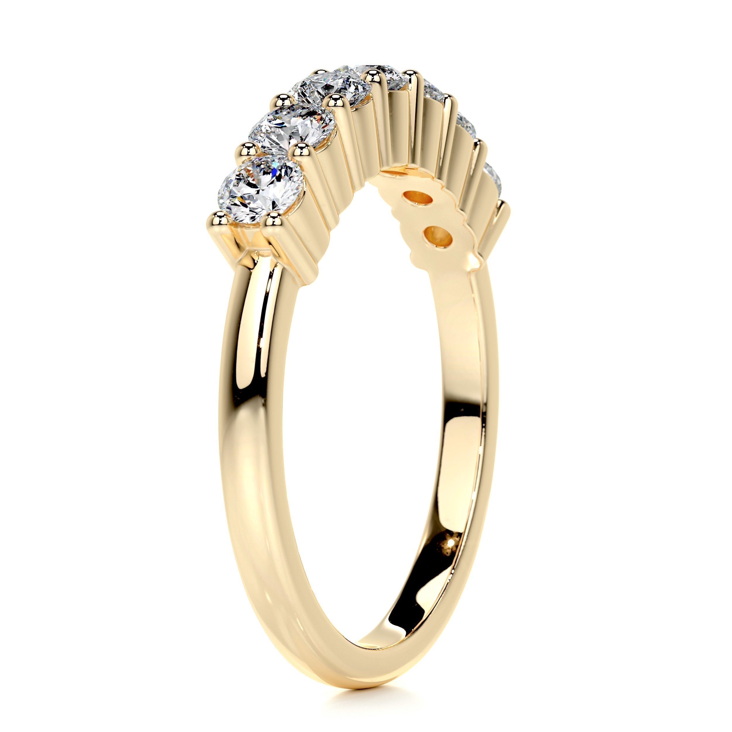 0.75 CT Round 7 Stones Lab Grown Diamond Wedding Band