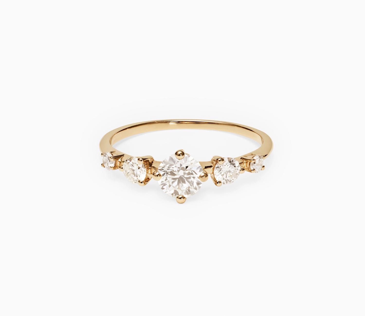 0.80 CT Round Dainty Lab Grown Diamond Wedding Band