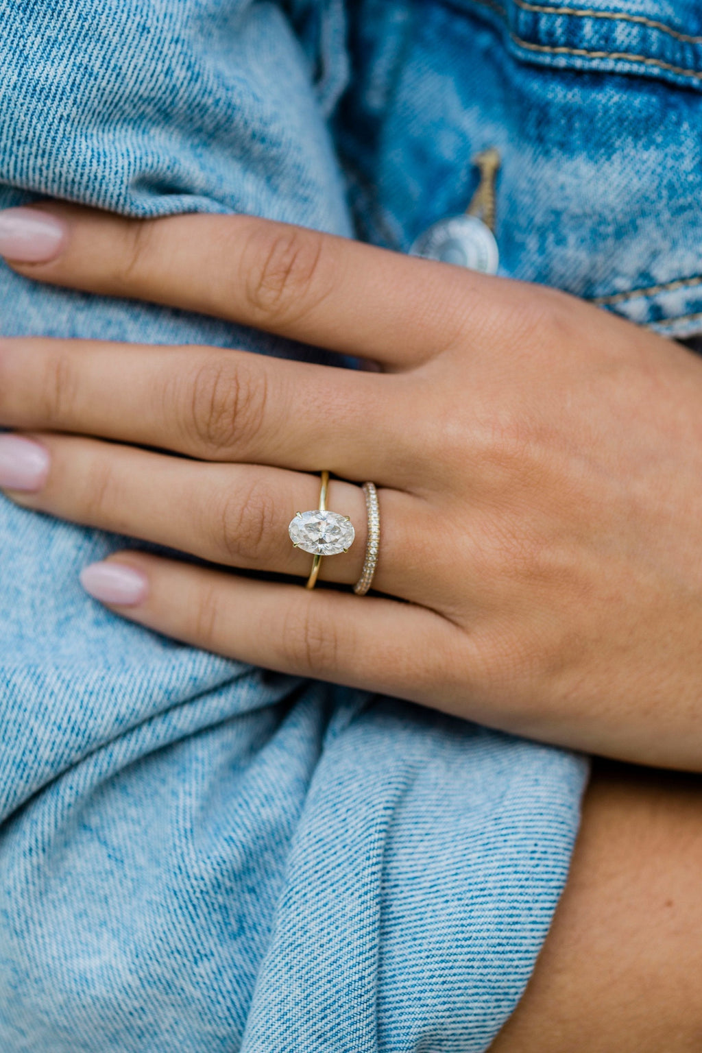 2.70 CT Oval Moissanite Ring Featuring Hidden Halo Style-Custom Listing For Xander 3