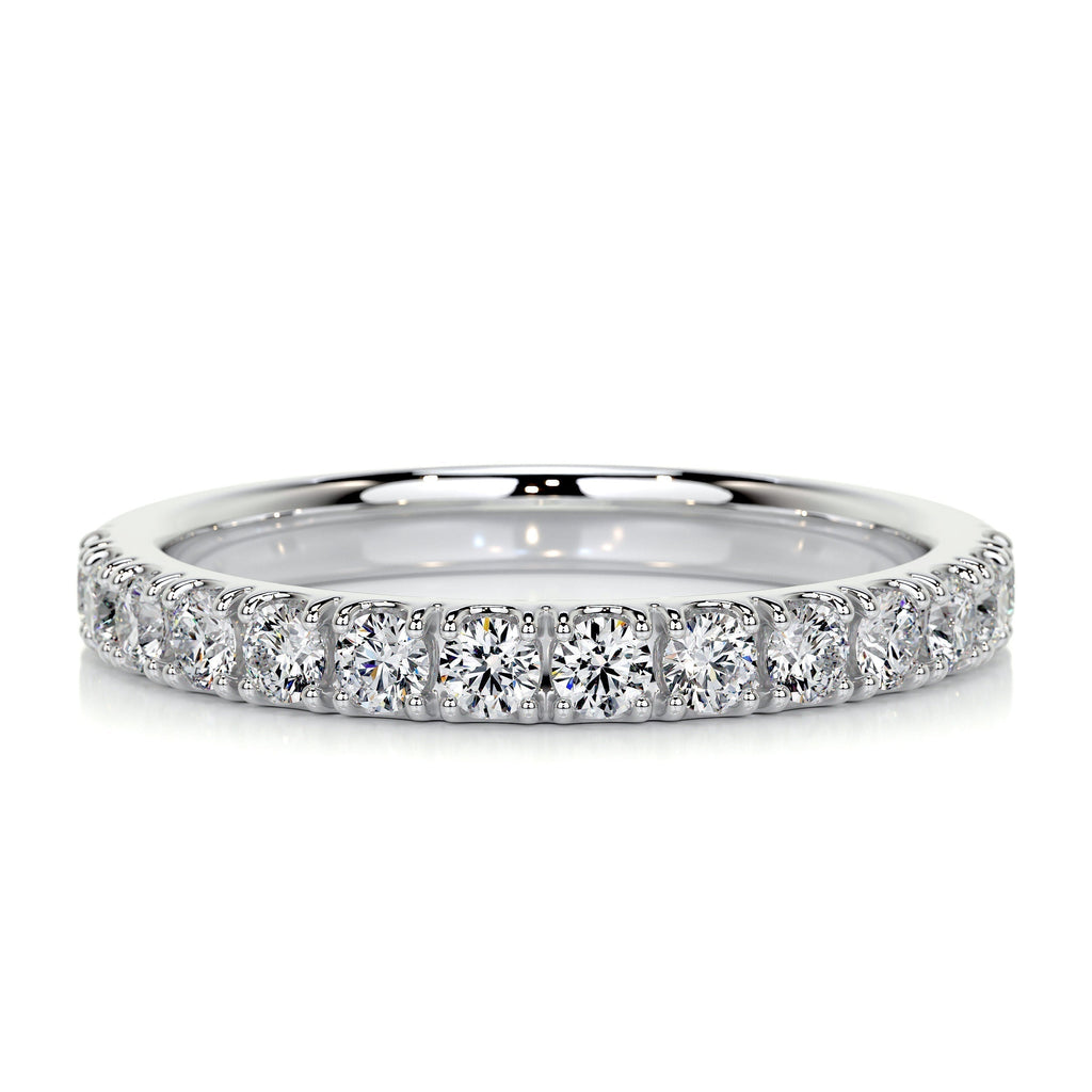 0.5 CT Round Half Eternity Lab Grown Diamond Wedding Band