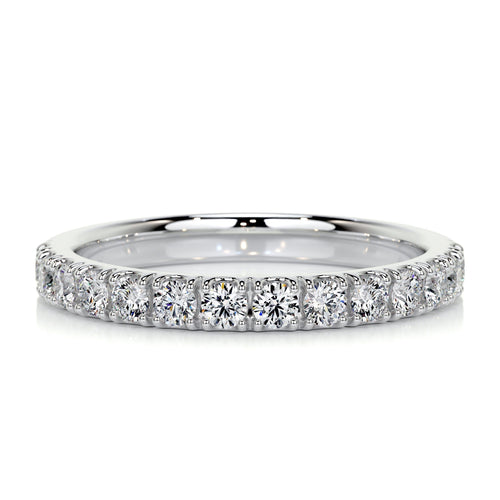 0.5 CT Round Half Eternity Lab Grown Diamond Wedding Band