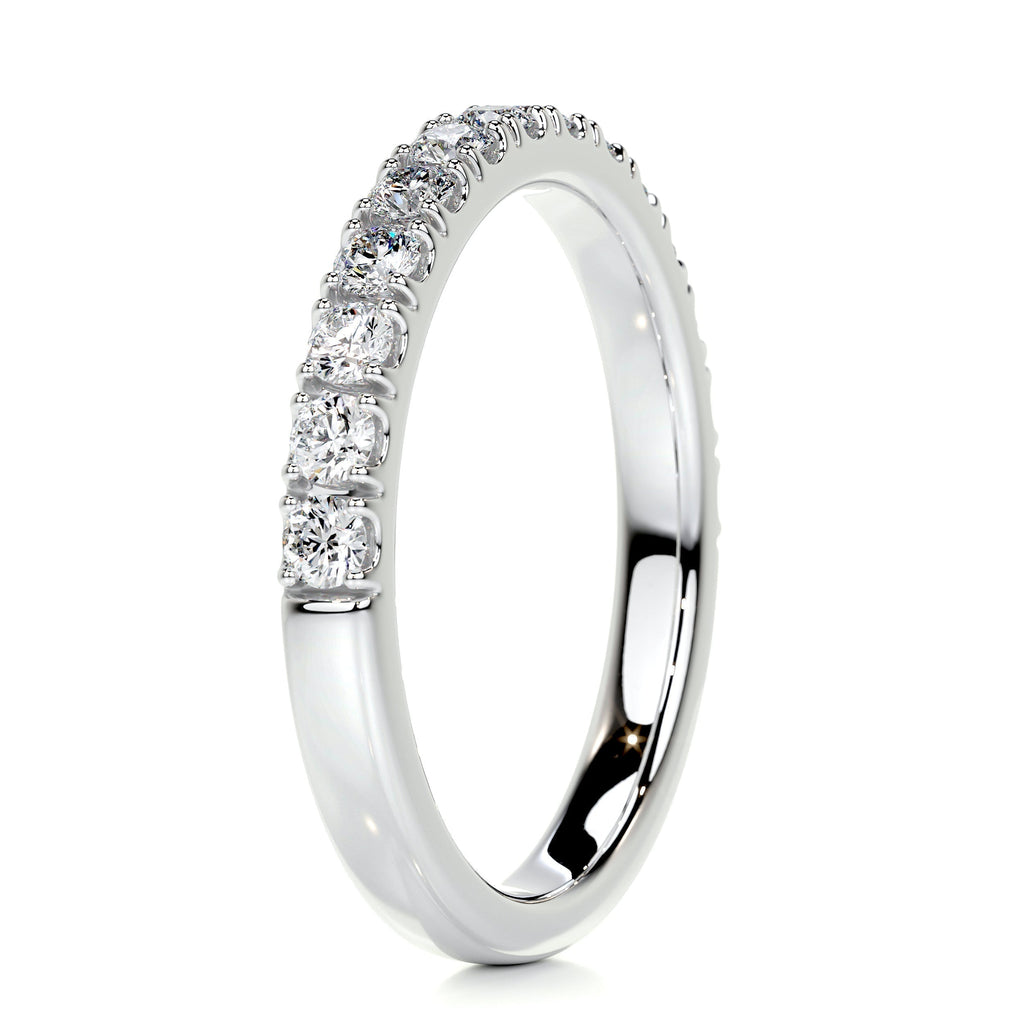 0.5 CT Round Half Eternity Lab Grown Diamond Wedding Band