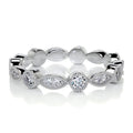 0.5 CT Round Full Eternity Lab Grown Diamond Wedding Band