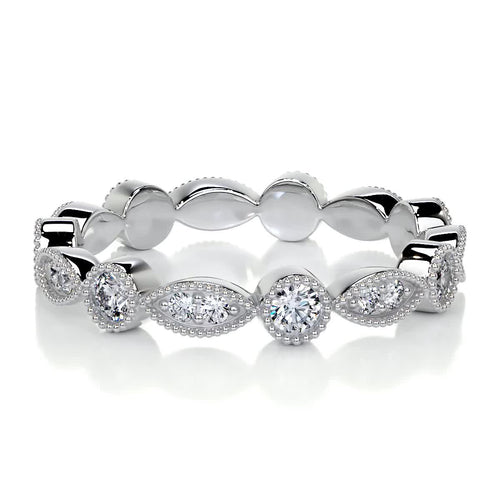 0.5 CT Round Full Eternity Lab Grown Diamond Wedding Band