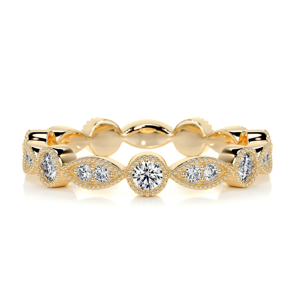 0.5 CT Round Full Eternity Lab Grown Diamond Wedding Band
