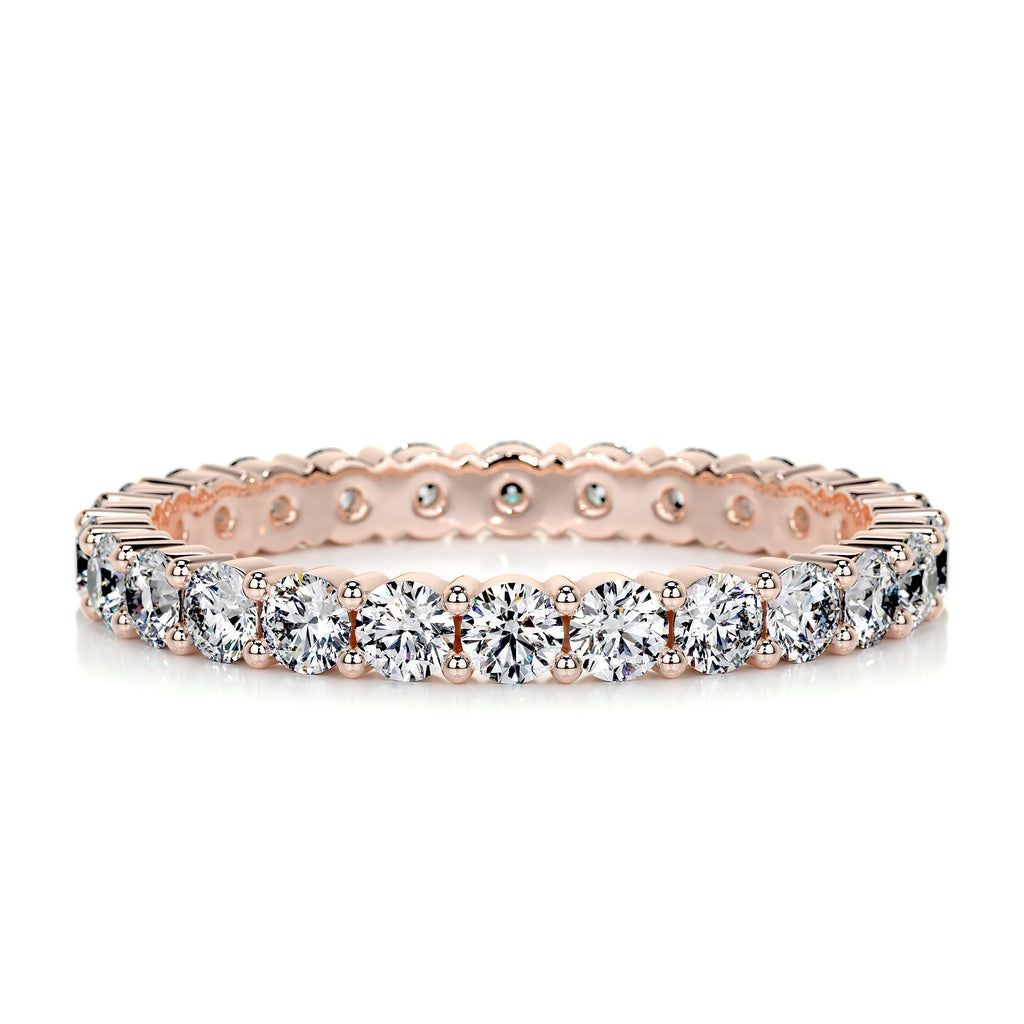 0.9 CT Round Full Eternity Lab Grown Diamond Wedding Band