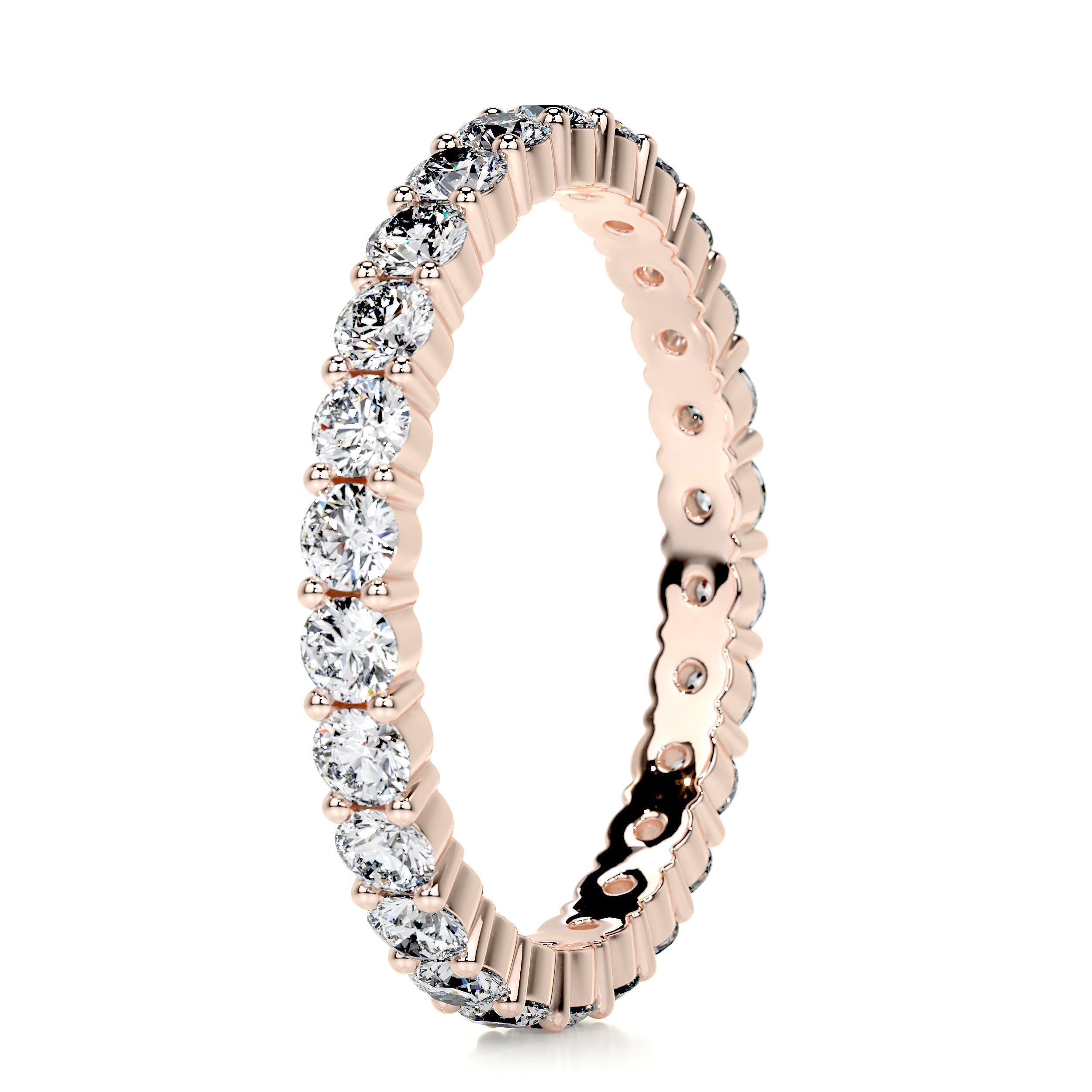 0.9 CT Round Full Eternity Lab Grown Diamond Wedding Band