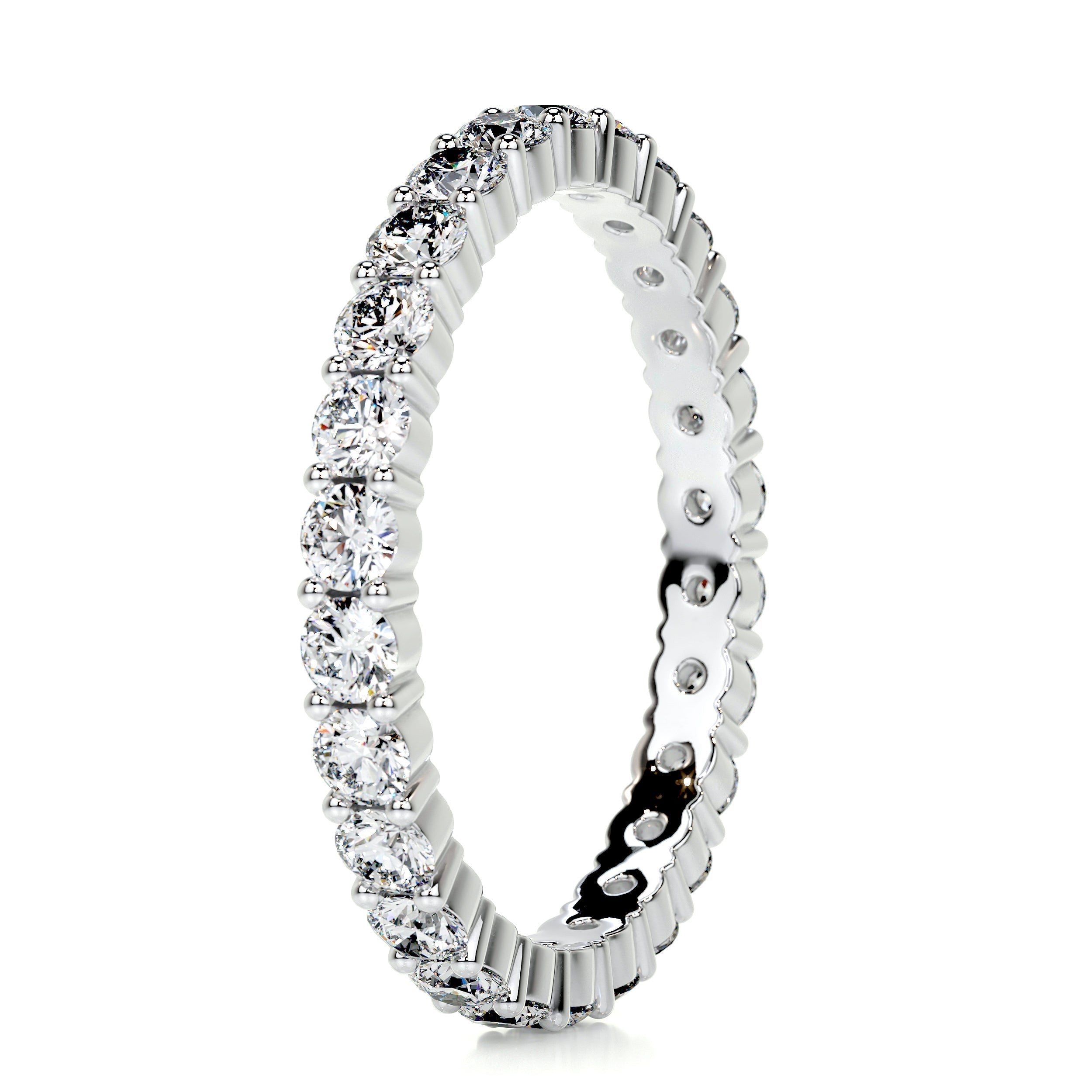 0.9 CT Round Full Eternity Lab Grown Diamond Wedding Band
