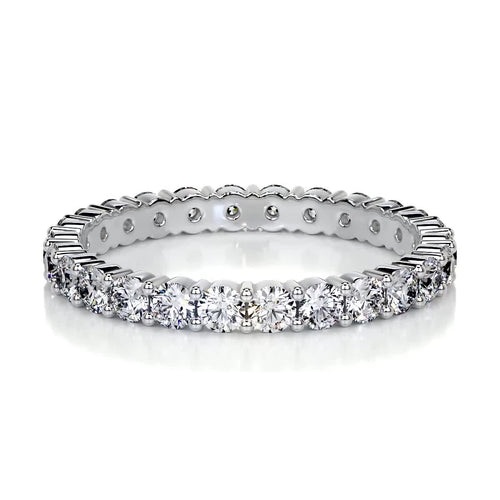 0.9 CT Round Full Eternity Lab Grown Diamond Wedding Band