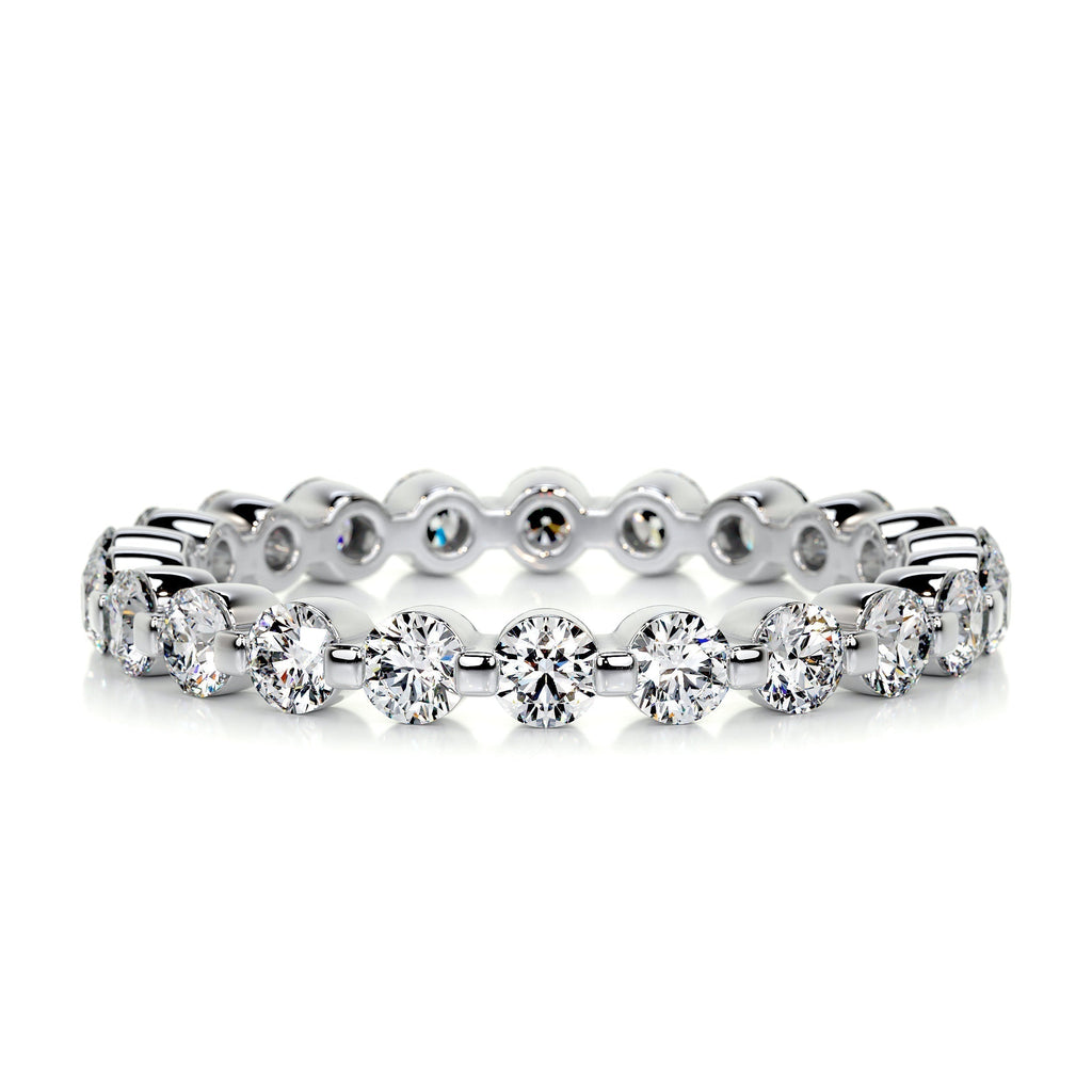 1 CT Round Full Eternity Lab Grown Diamond Wedding Band