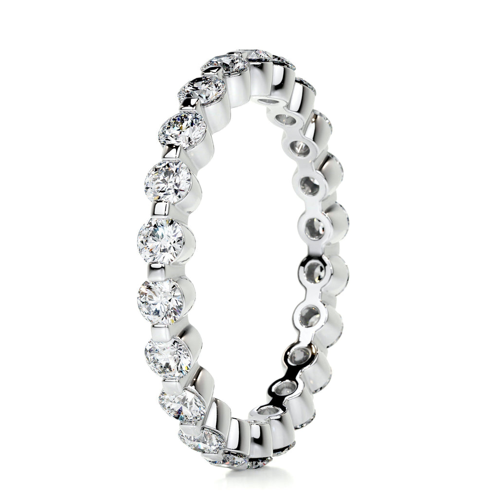 1 CT Round Full Eternity Lab Grown Diamond Wedding Band