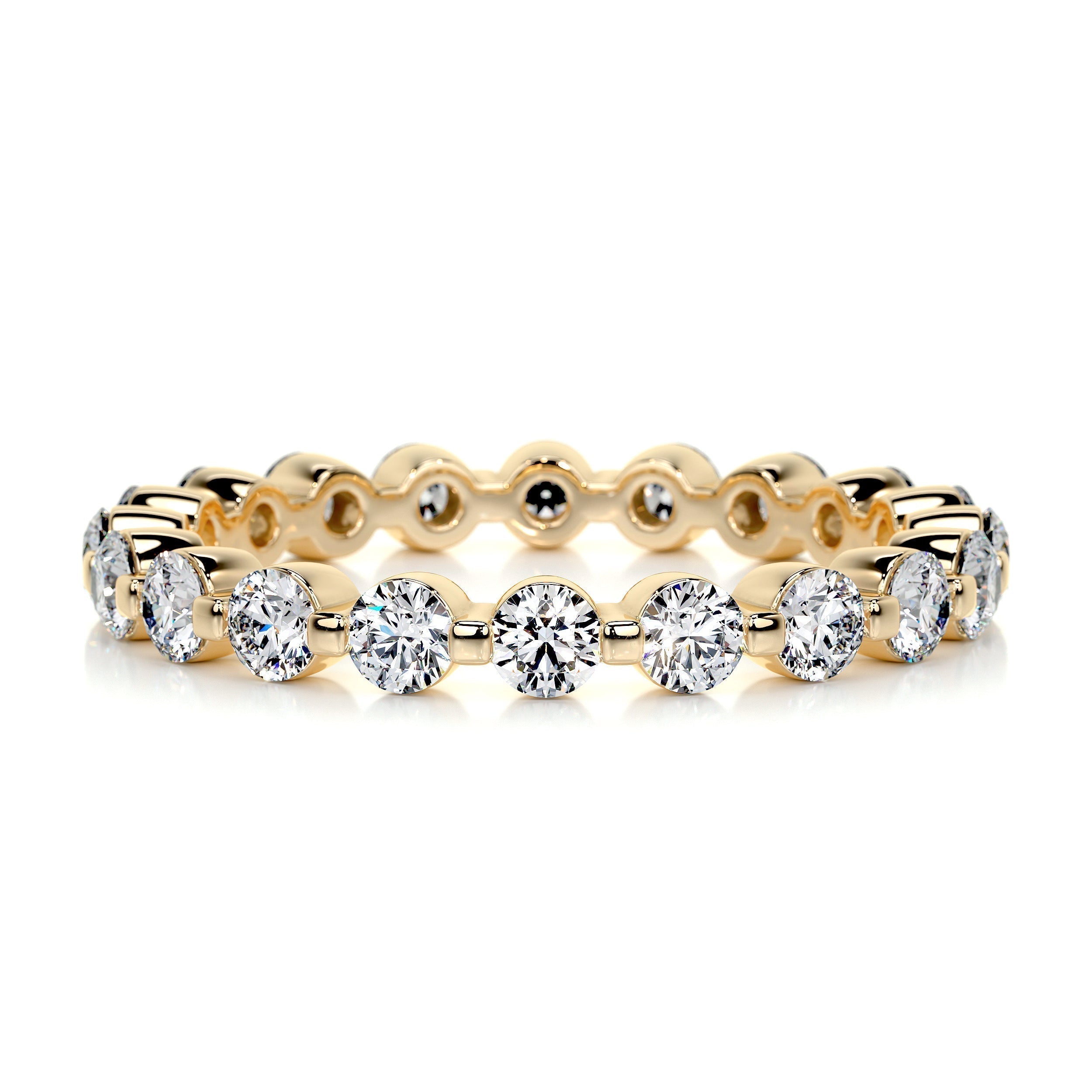 1.75 CT Round Full Eternity Lab Grown Diamond Wedding Band