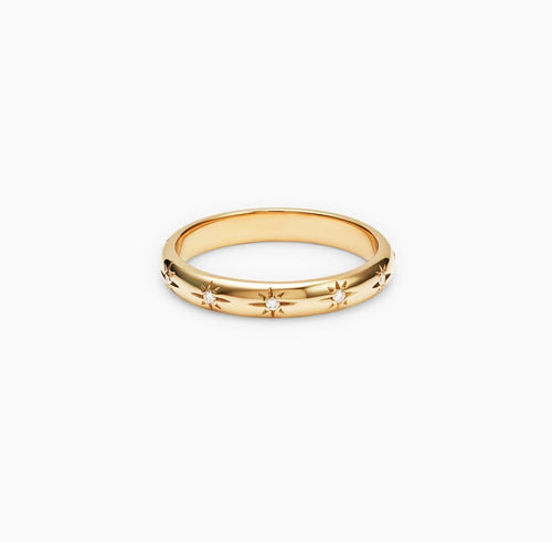0.10 CT Round Flush Setting Lab Grown Diamond Wedding Band