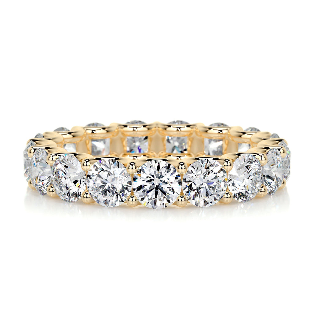 4 CT Round Full Eternity Lab Grown Diamond Wedding Band