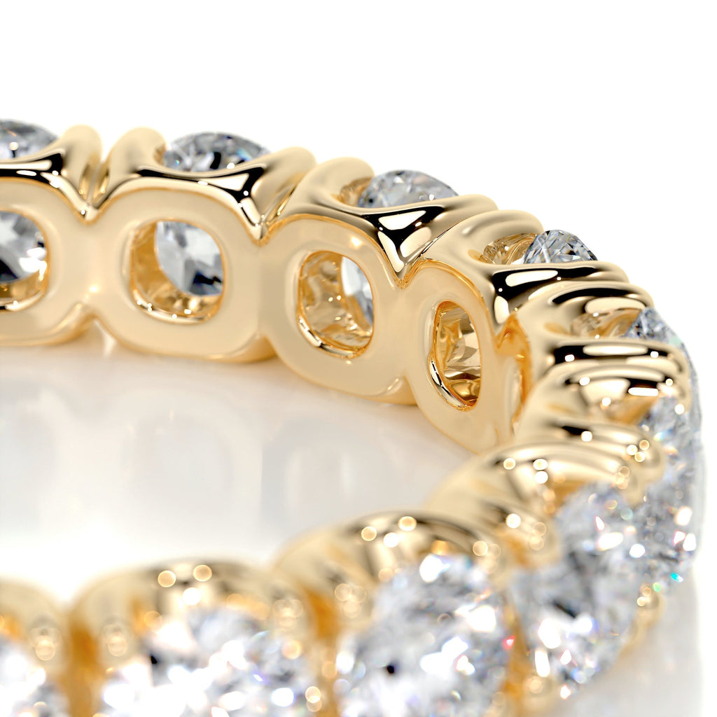 2.4 CT Round Full Etrnity Lab Grown Diamond Wedding Band