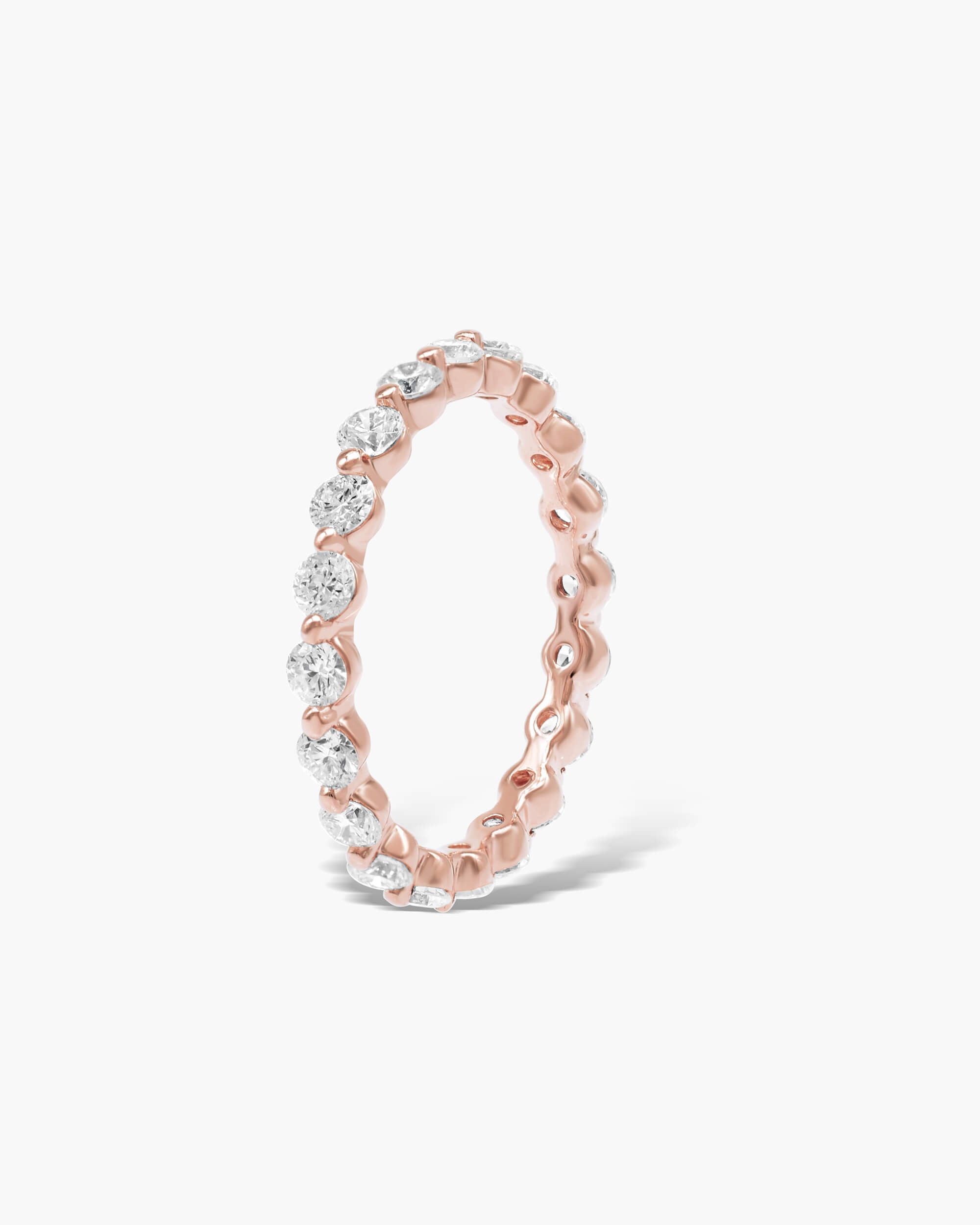 1.1 CT Round Full Eternity Lab Grown Diamond Wedding Band