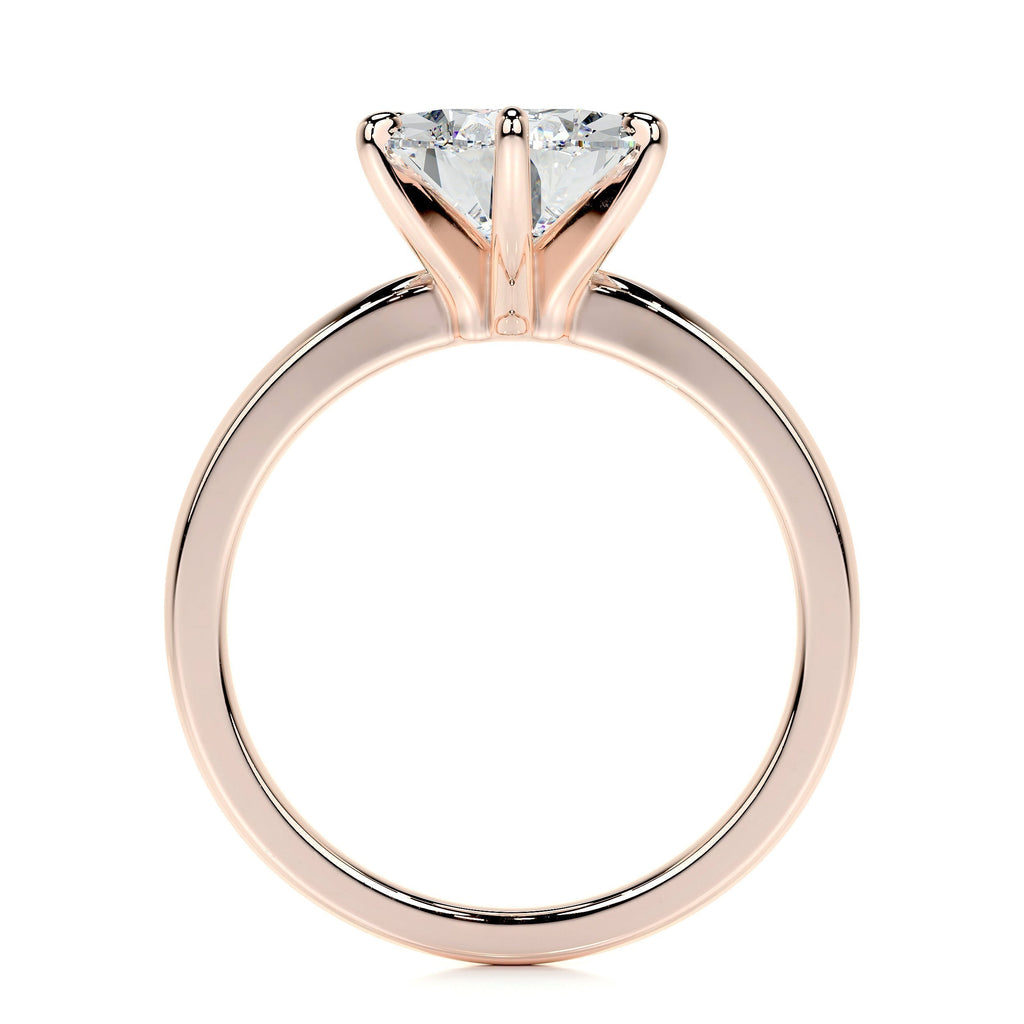 Pear Solitaire Lab Grown Diamond Engagement Ring