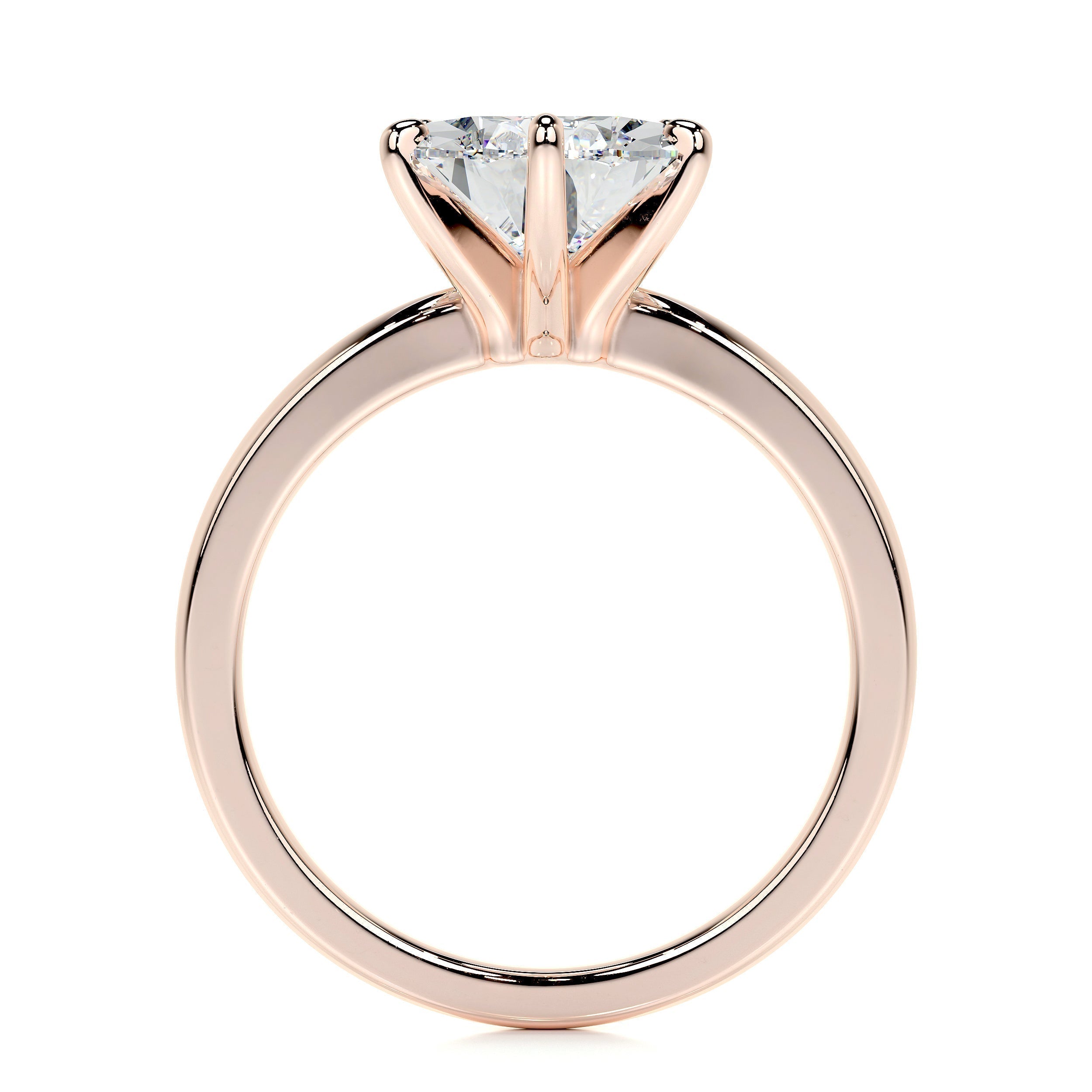 Pear Solitaire Lab Grown Diamond Engagement Ring