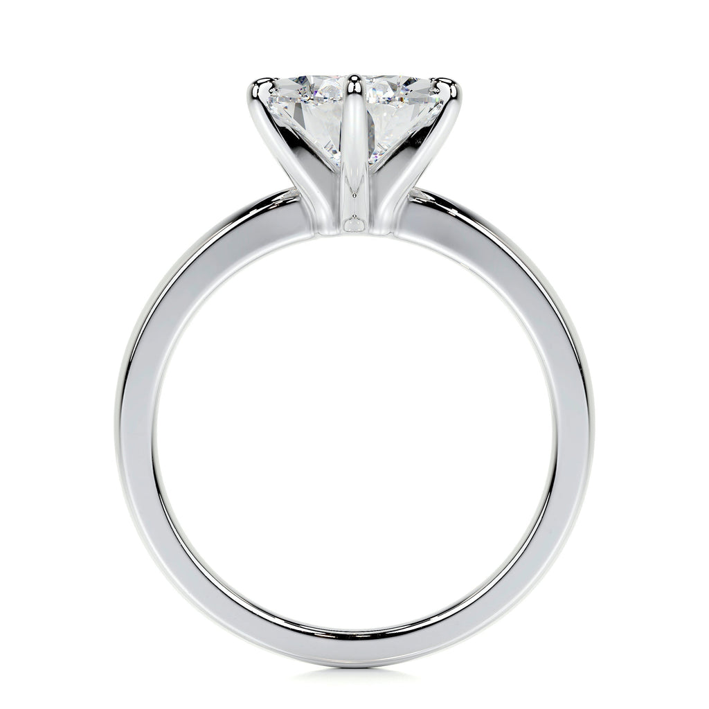 Pear Solitaire Lab Grown Diamond Engagement Ring