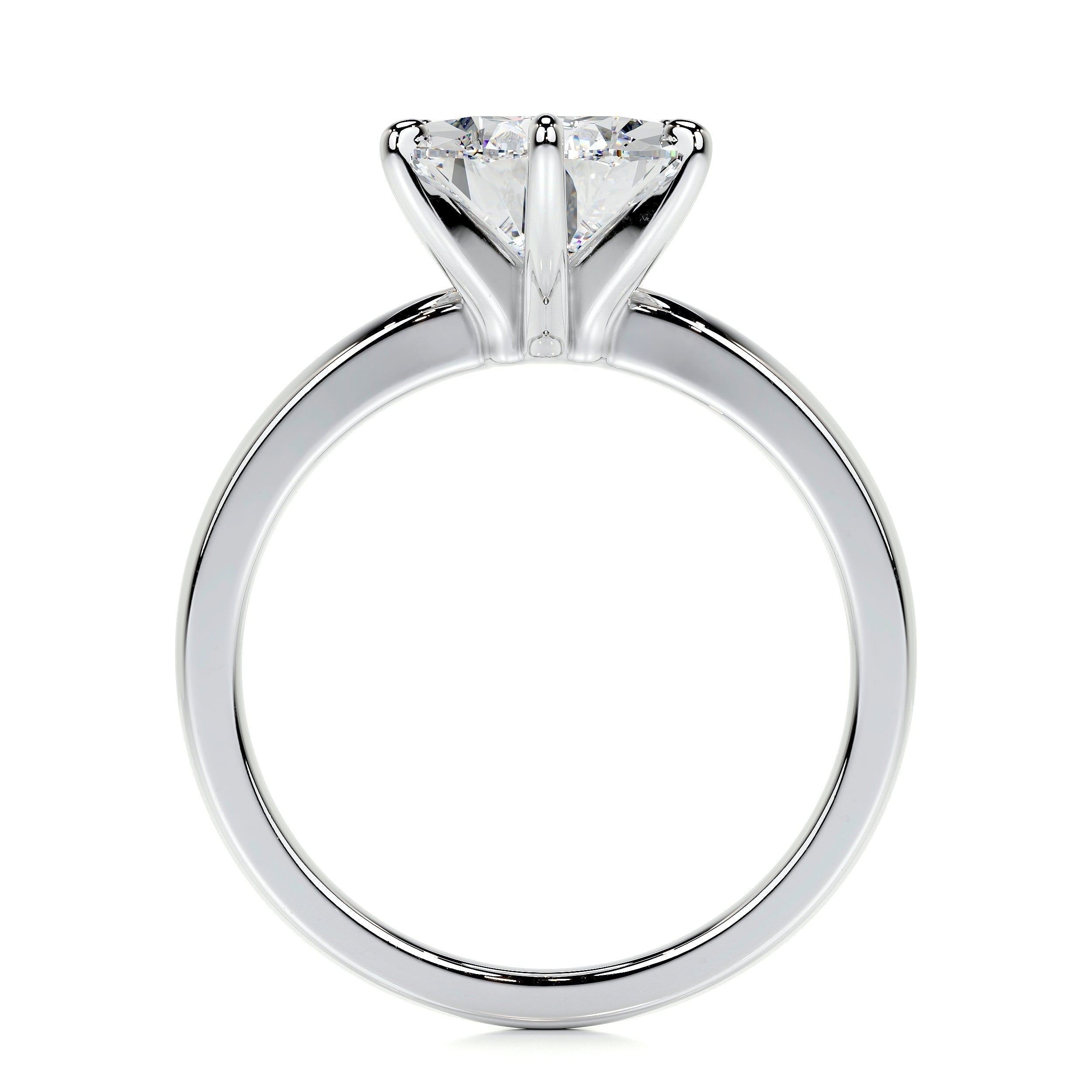 Pear Solitaire Lab Grown Diamond Engagement Ring