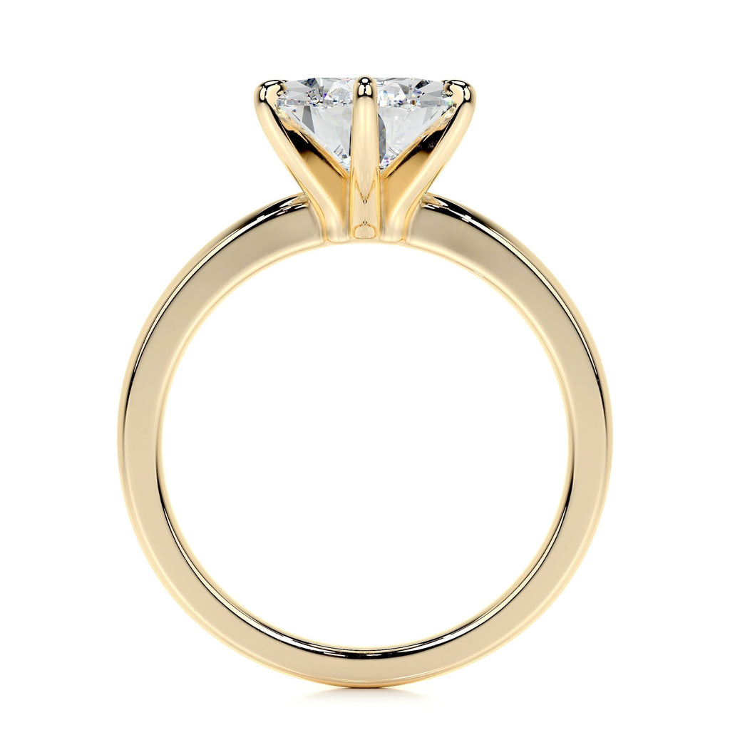Pear Solitaire Lab Grown Diamond Engagement Ring