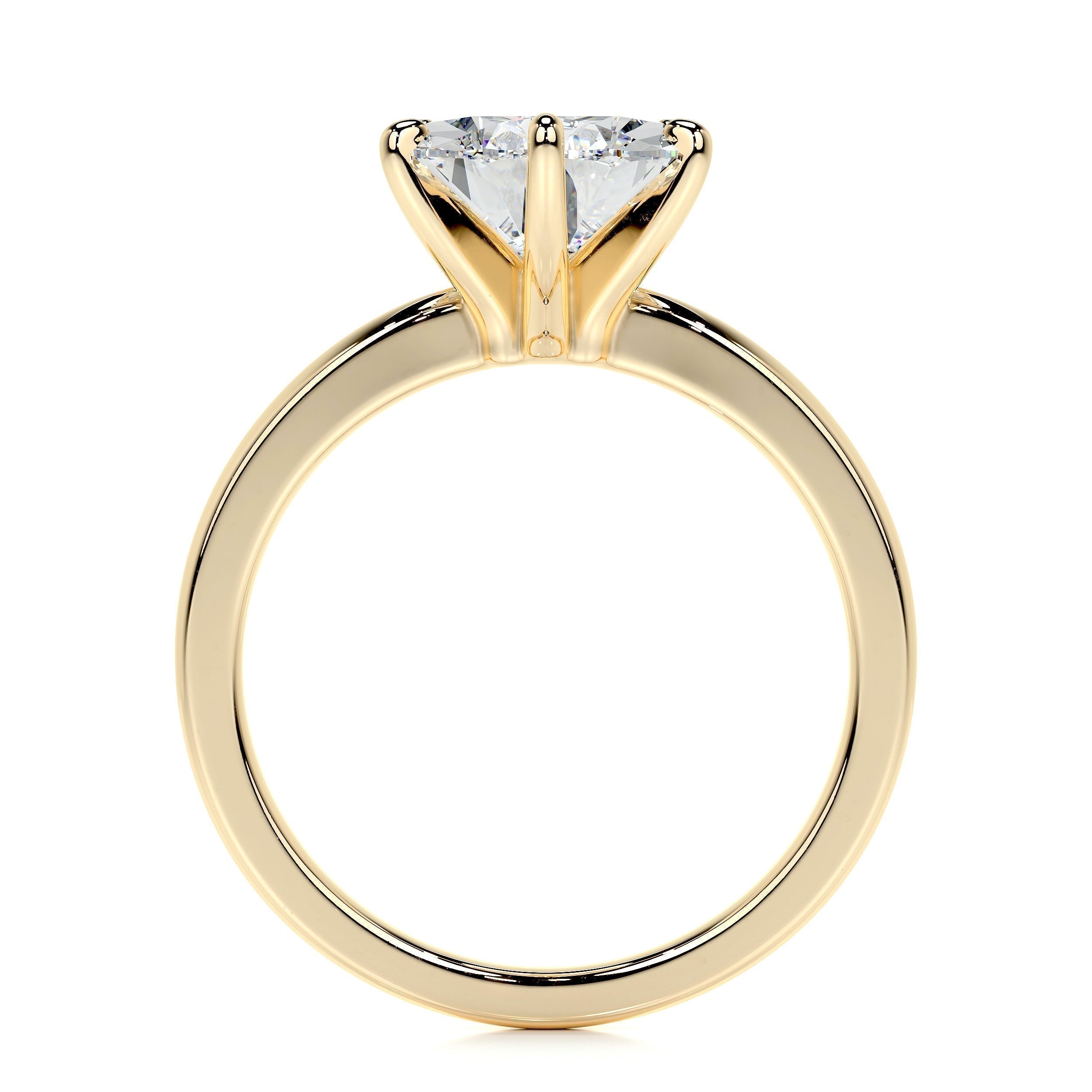 Pear Solitaire Lab Grown Diamond Engagement Ring