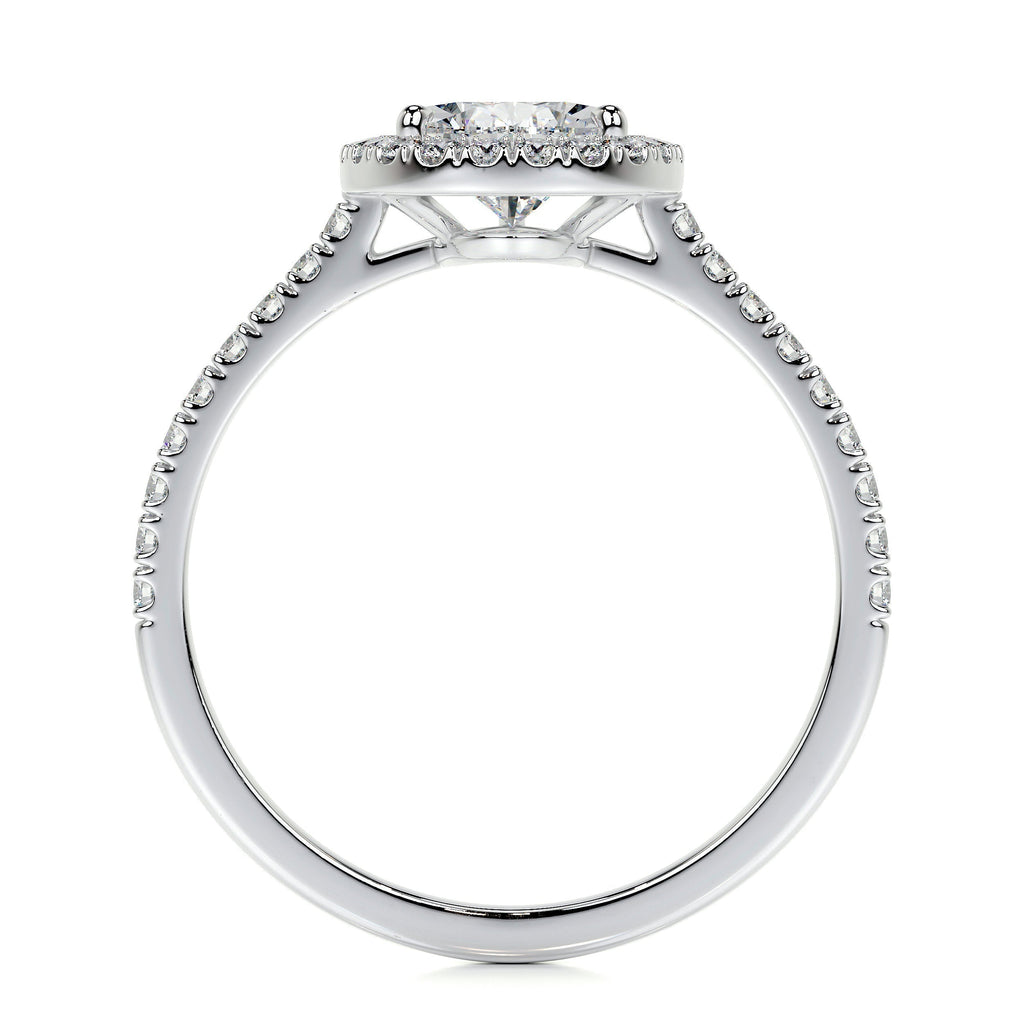 Pear Halo Lab Grown Diamond Engagement Ring