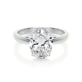 Oval Solitaire Lab Grown Diamond Engagement Ring