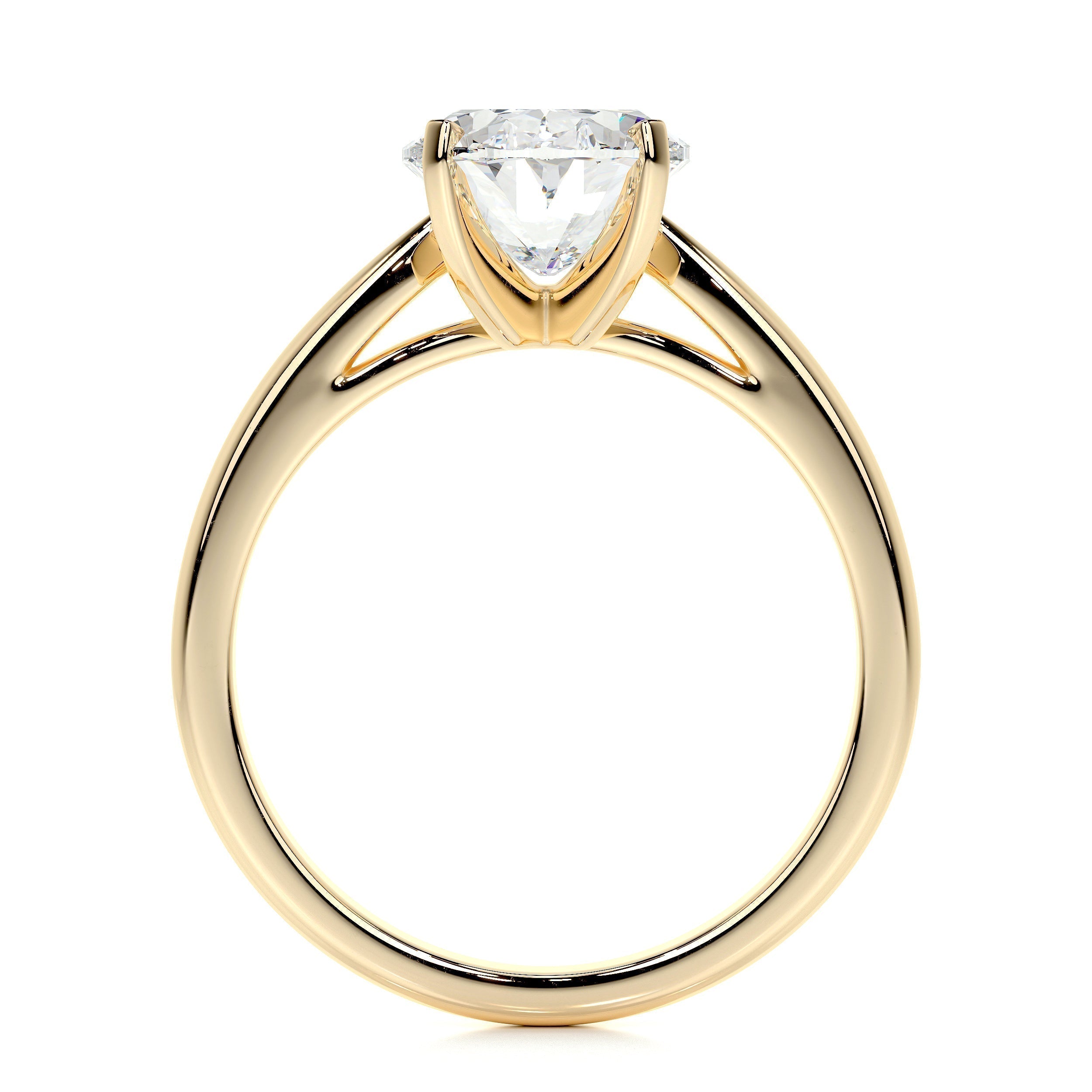 Oval Solitaire Lab Grown Diamond Engagement Ring