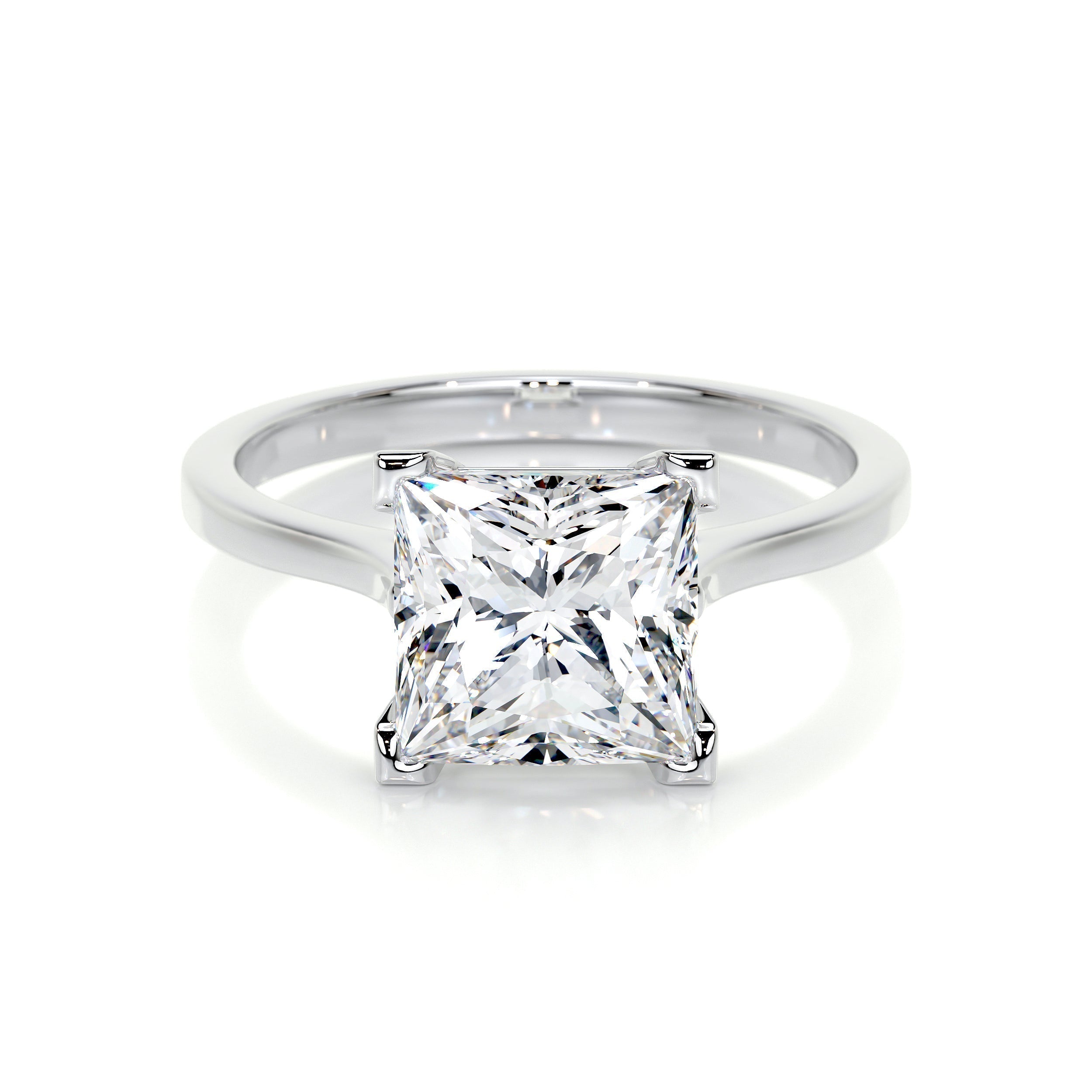 Princess Solitaire Lab Grown Diamond Engagement Ring