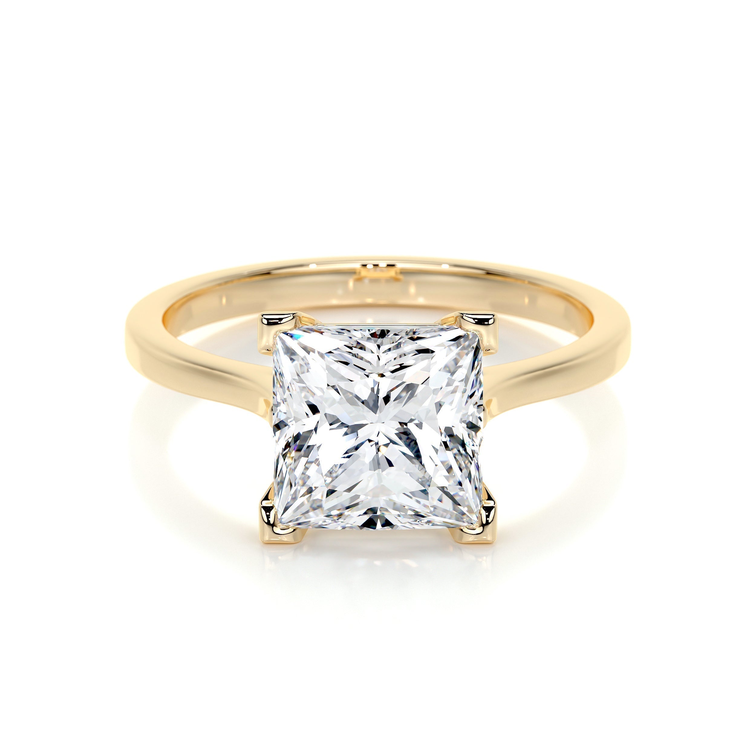Princess Solitaire Lab Grown Diamond Engagement Ring