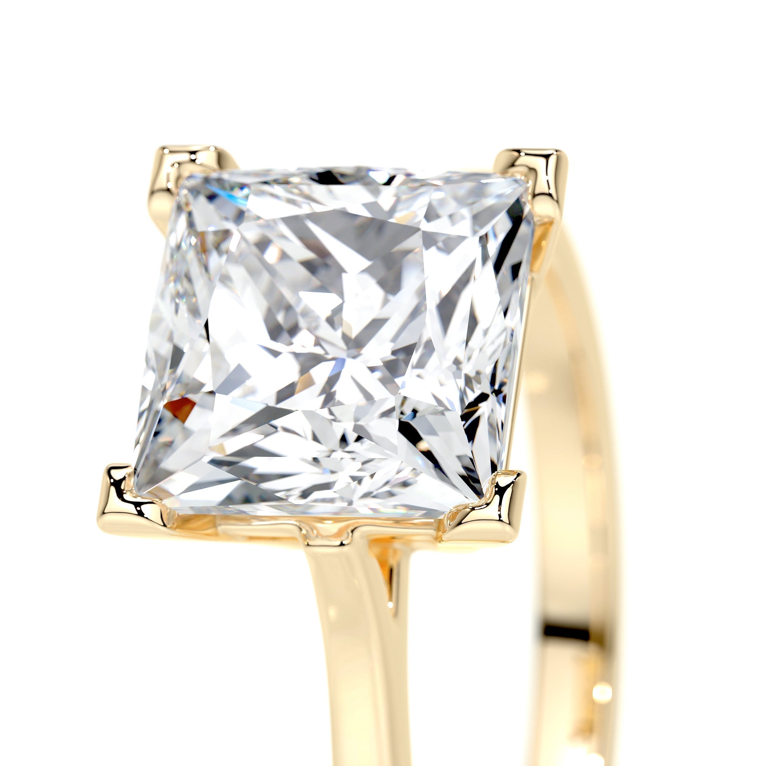 Princess Solitaire Lab Grown Diamond Engagement Ring