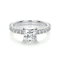 Princess Pave Lab Grown Diamond Engagement Ring