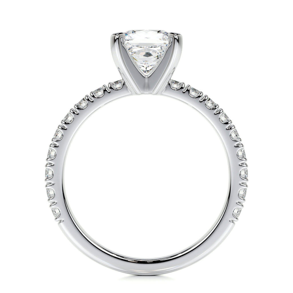 Princess Pave Lab Grown Diamond Engagement Ring