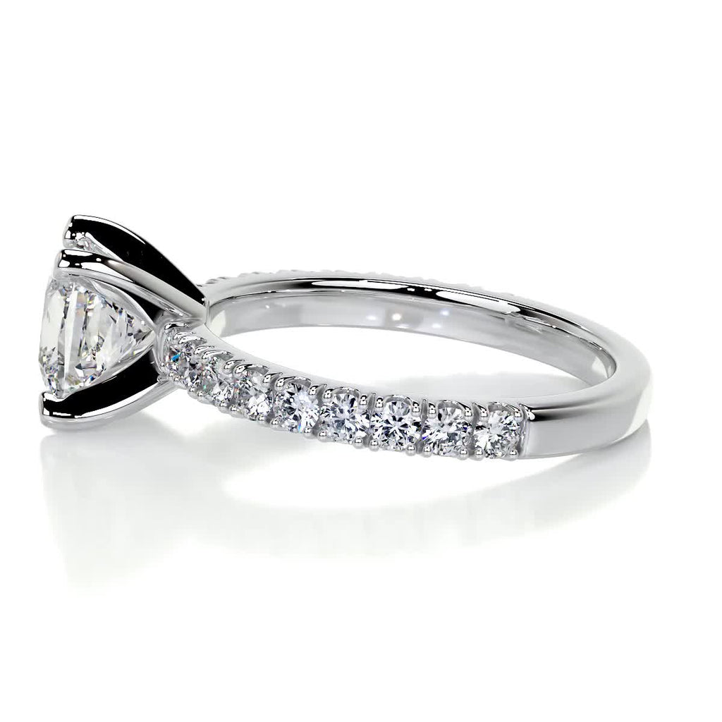 Princess Pave Lab Grown Diamond Engagement Ring