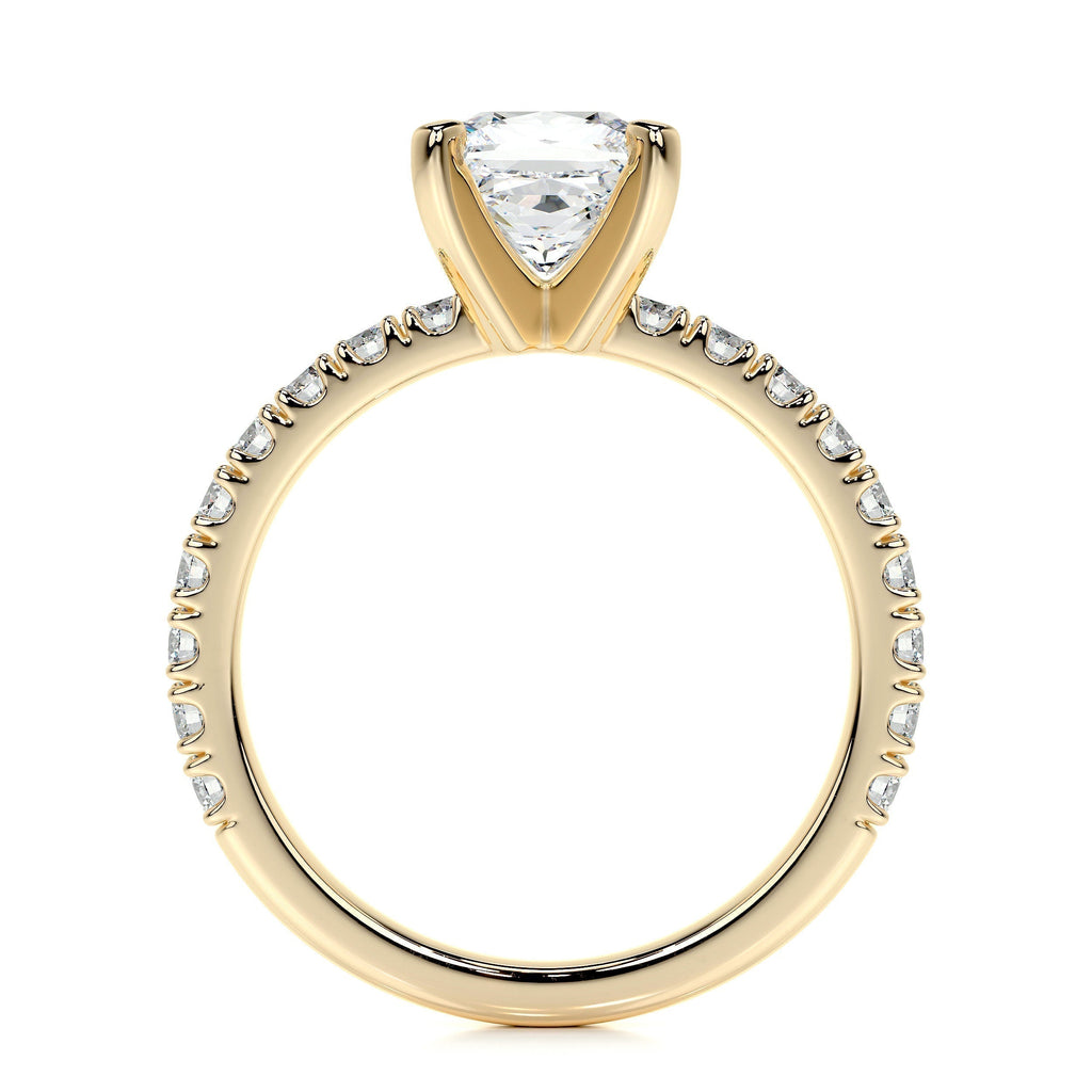 Princess Pave Lab Grown Diamond Engagement Ring