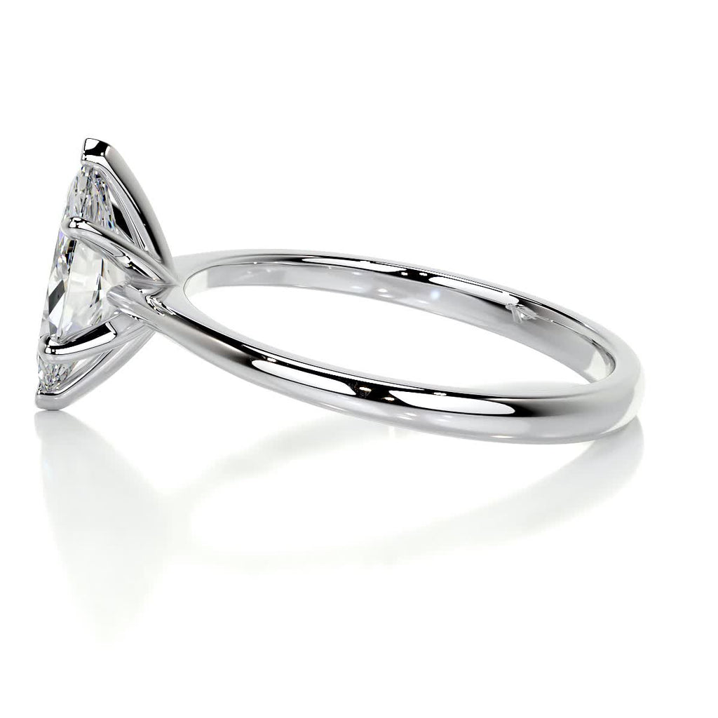 Marquise Solitaire Lab Grown Diamond Engagement Ring