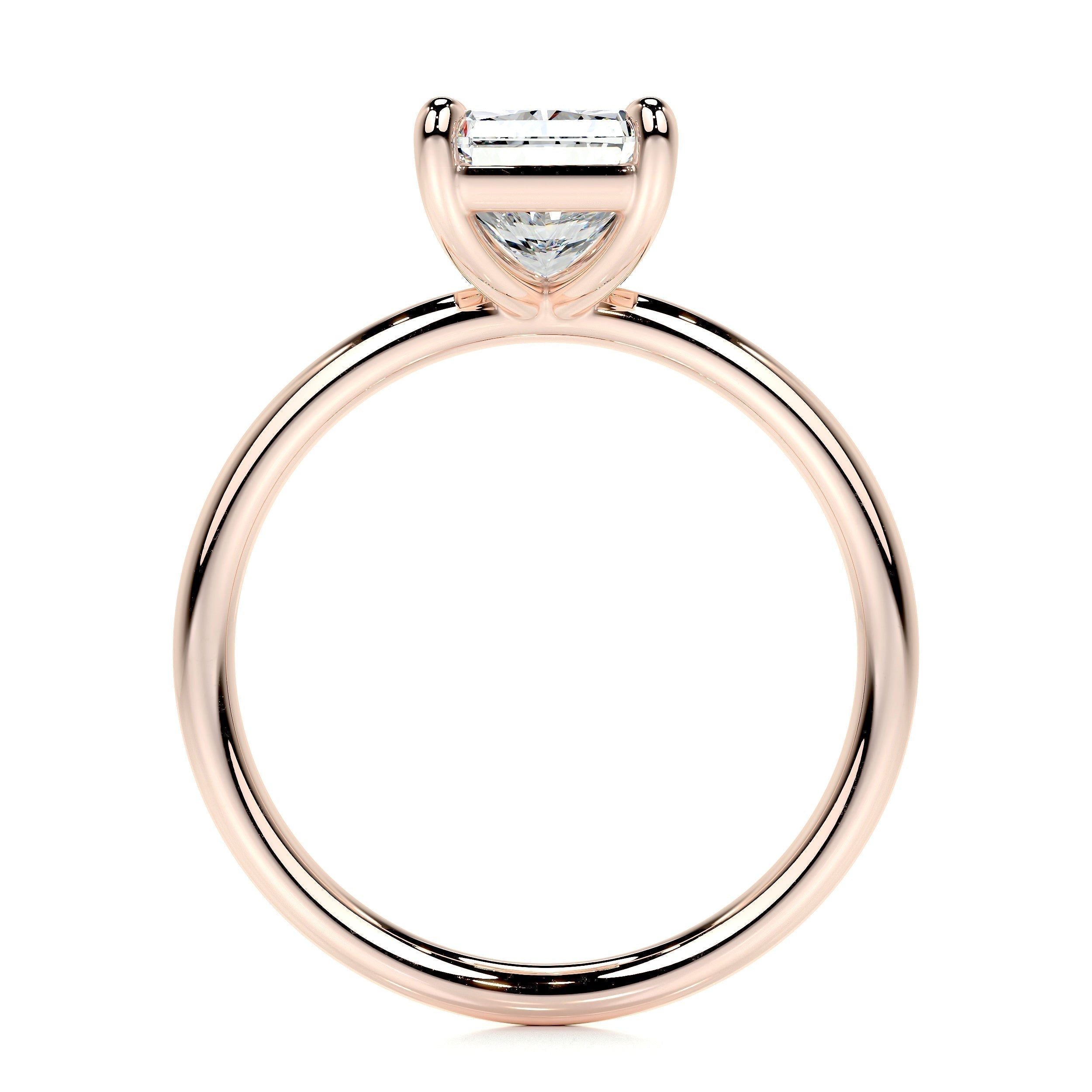 Radiant Solitaire Lab Grown Diamond Engagement Ring